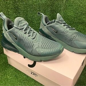Nike Air Max 270 Women's Sneakers Size 9 HF5127-361 Bicoastal/Chrome